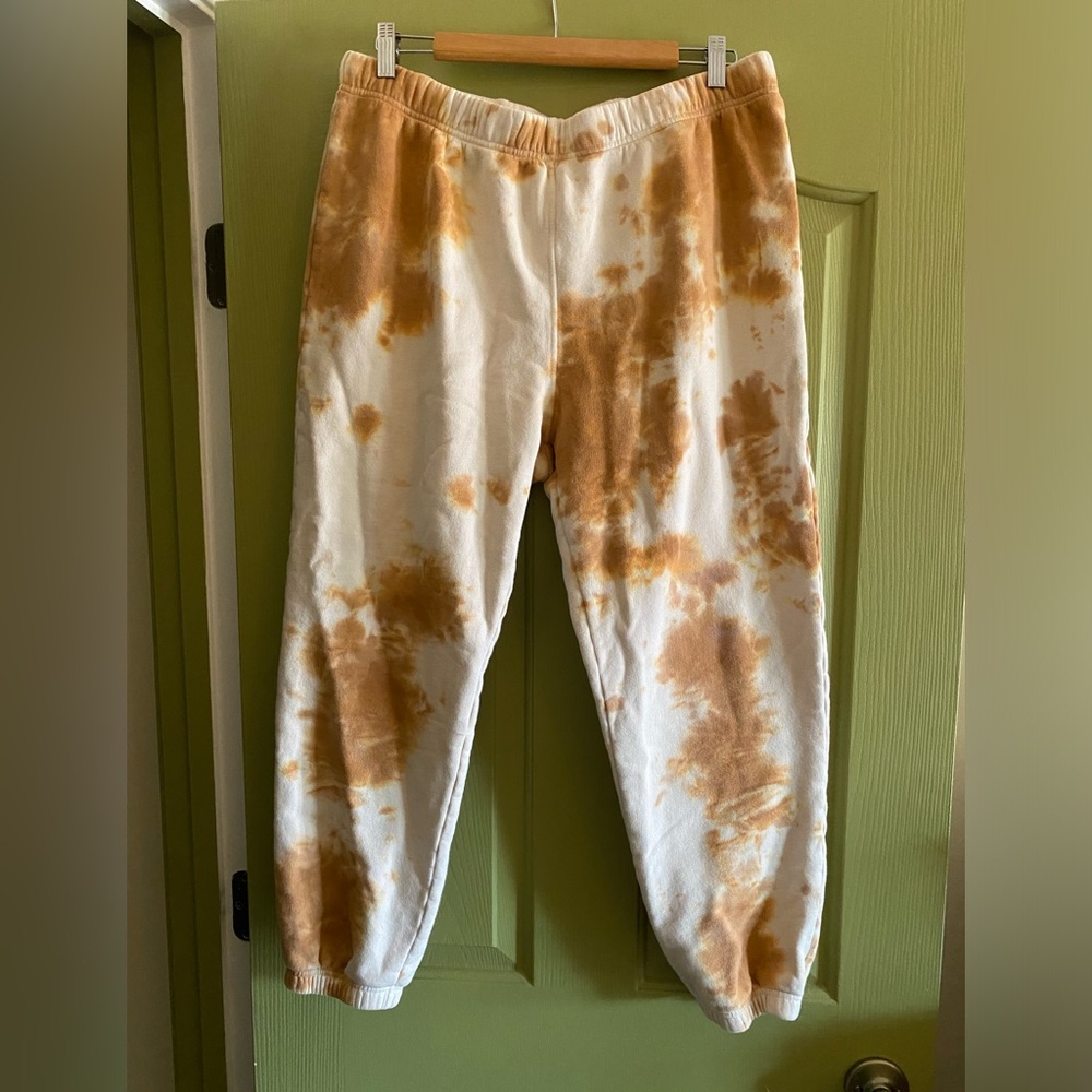 Mate The Label Ginger Tie Dye Sweatpant Joggers Fleece Organic Cotton Size XL